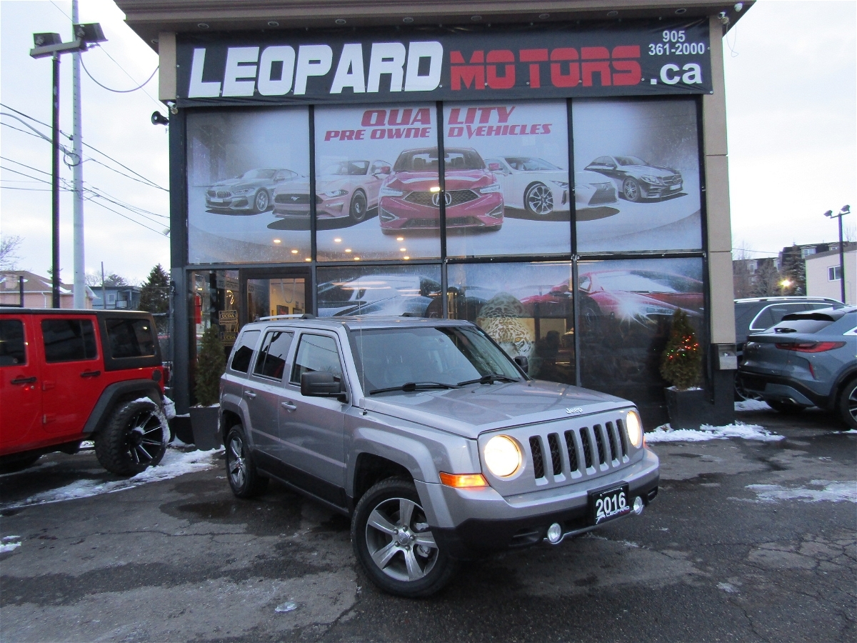 2016 Jeep Patriot High Altitude, 4x4, Navi, Sunroof, Leather, Heated