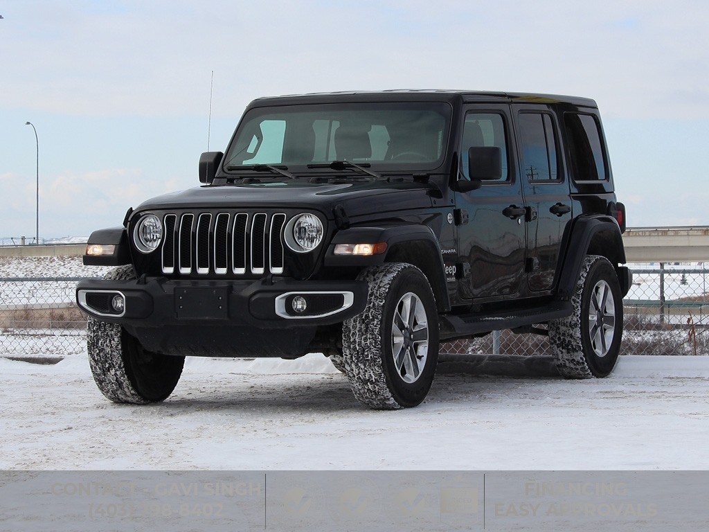 2021 Jeep Wrangler Unlimited Sahara | LEATHER | BLACK COLOR TOP | HEA
