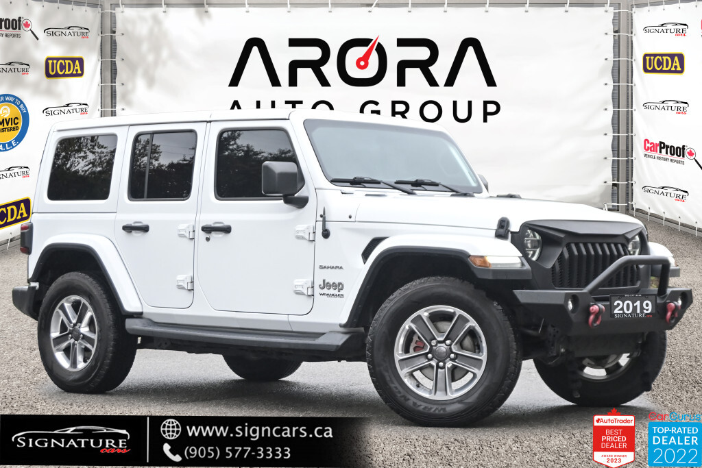 2019 Jeep WRANGLER UNLIMITED Sahara UNLIMITED / NO ACCIDENT / LEATHER / NAVI / 