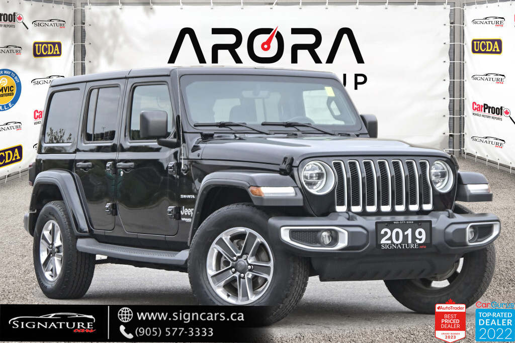 2019 Jeep WRANGLER UNLIMITED Sahara UNLIMITED / NO ACCIDENT / LEATHER / NAVI / 