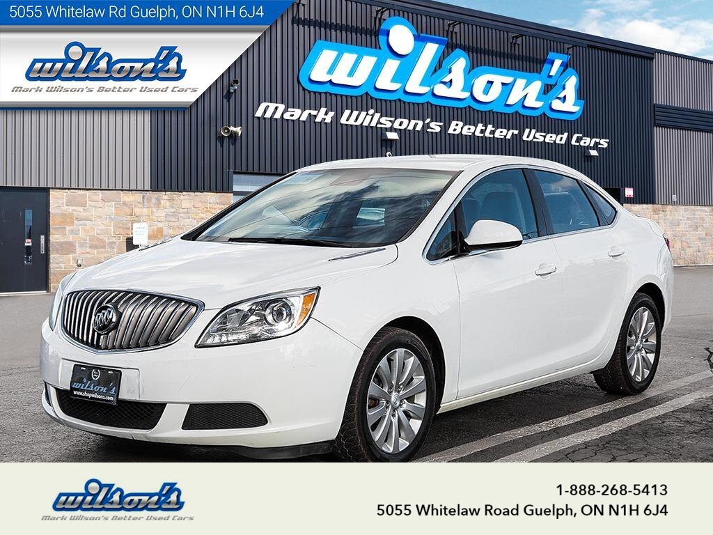 2017 Buick Verano Leather, Power Group, Dual Climate Zones, Alloy Wh