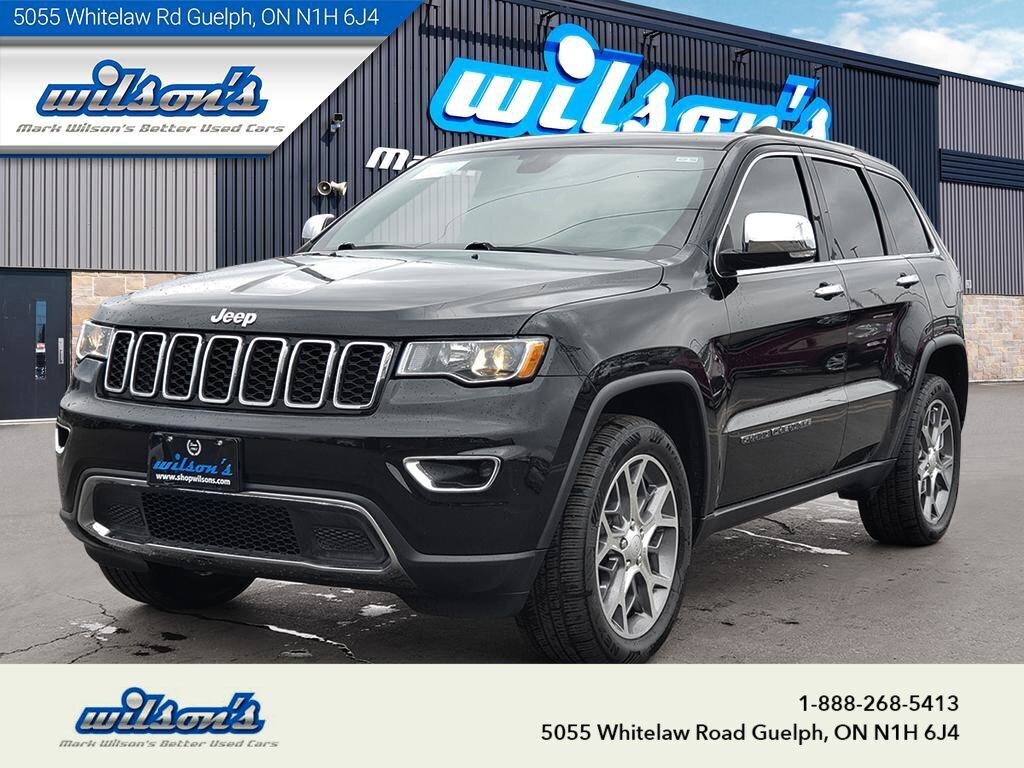 2020 Jeep Grand Cherokee Limited 4X4, Leather, Sunroof, Navigation, Blind S