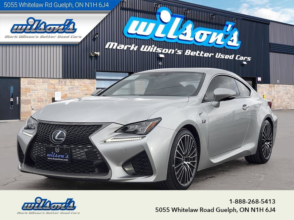 2015 Lexus RC F 467HP!! Navigation, Leather, Heated+Cooled Seats, 