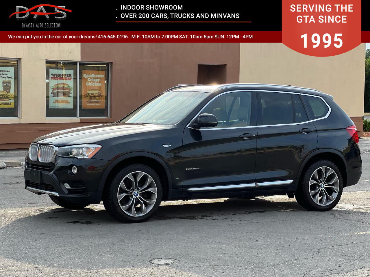 2015 BMW X3 AWD 4dr xDrive28d DIESEL Navigation/Leather/Panora