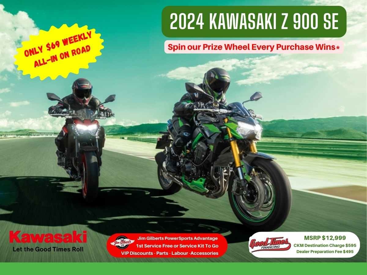 2024 Kawasaki Z 900 SE - Only $69 Weekly