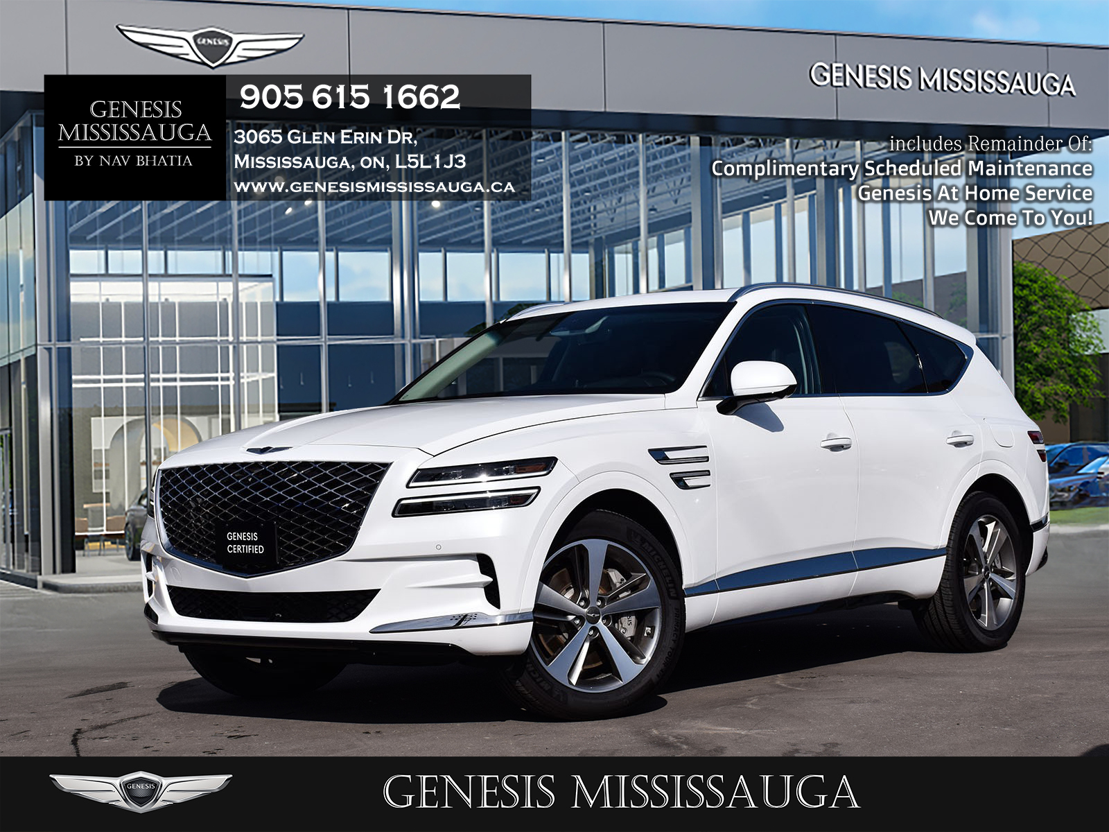 2024 Genesis GV80 2.5T ADVANCED - one owner - Certified Pre Owned 