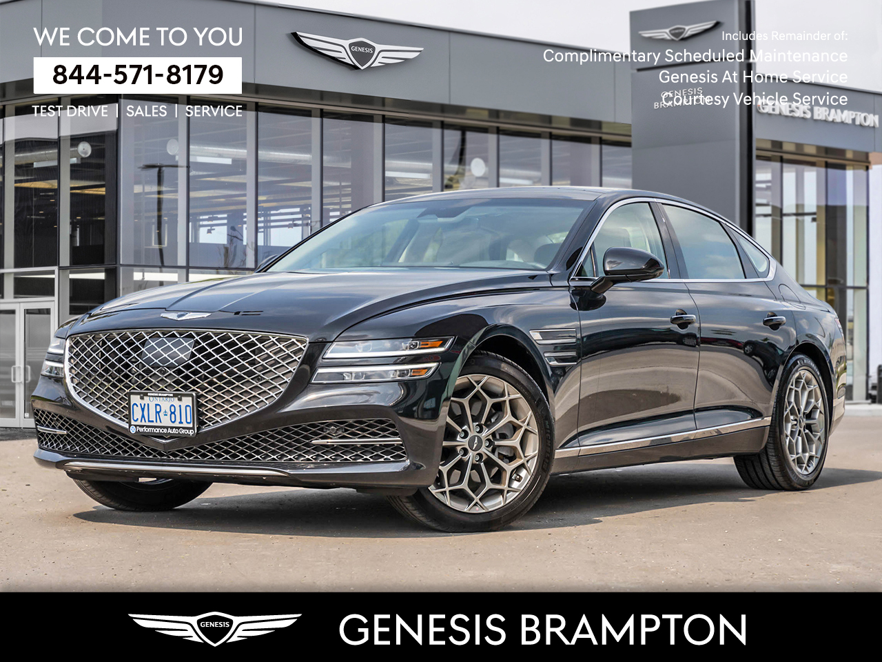 2023 Genesis G80 2.5T Advanced AWD | RATES FROM 1.9% (OAC) !!!