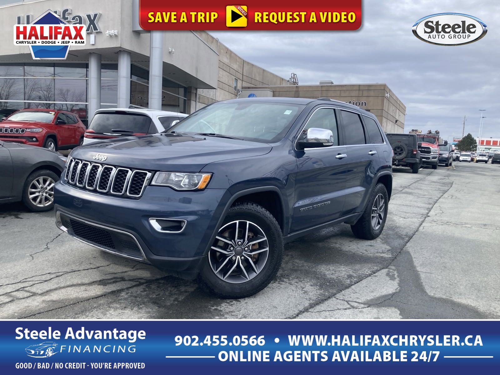 2019 Jeep Grand Cherokee Limited - HTD MEMORY LEATHER SEATS AND WHEEL, SAFE