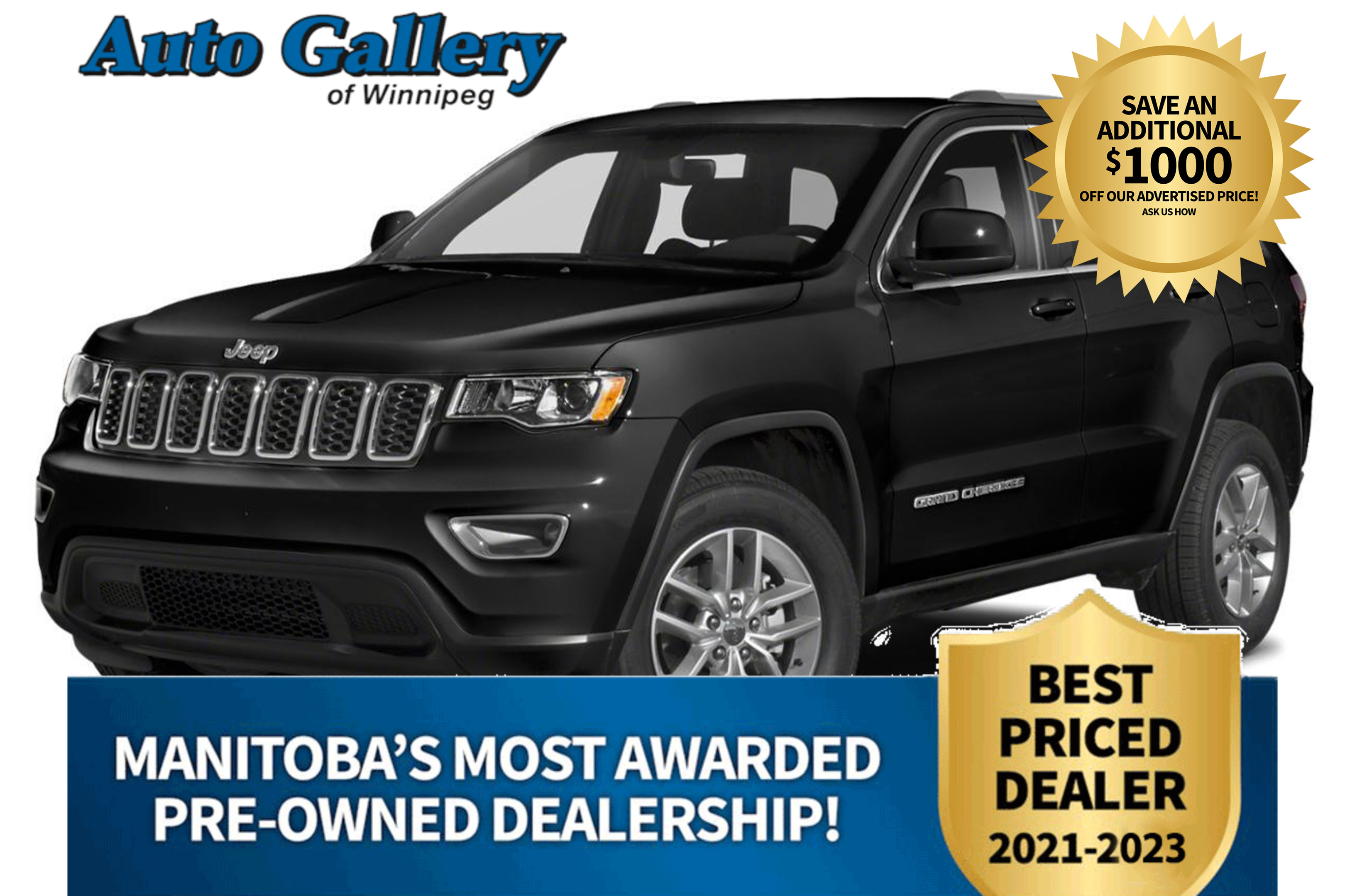 2021 Jeep Grand Cherokee ALTITUDE 4x4, ROOF, ALPINE, REMOTE, CLEAN CARFAX