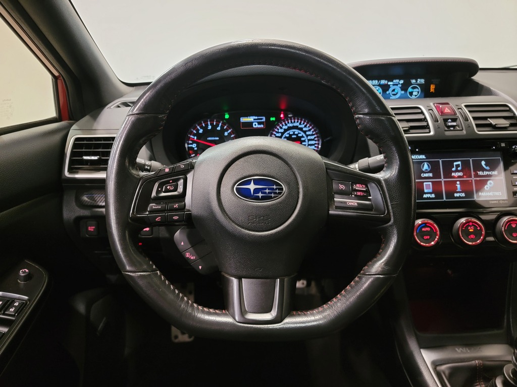 Subaru WRX 2018 Climatisation, Lecteur DC, Système de navigation, Mirroirs électriques, Sièges électriques, Vitres électriques, Sièges chauffants, Intérieur cuir, Verrouillage électrique, Toit ouvrant, Régulateur de vitesse, Miroirs chauffants, Bluetooth, Prise auxiliaire 12 volts, caméra-rétroviseur, Commandes de la radio au volant