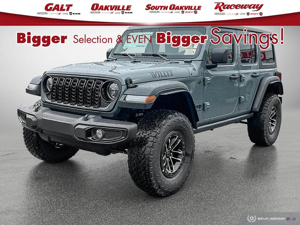 2024 Jeep Wrangler WILLYS | 4-DOOR | XTREME 35" TIRE PACKAGE | ANVIL 