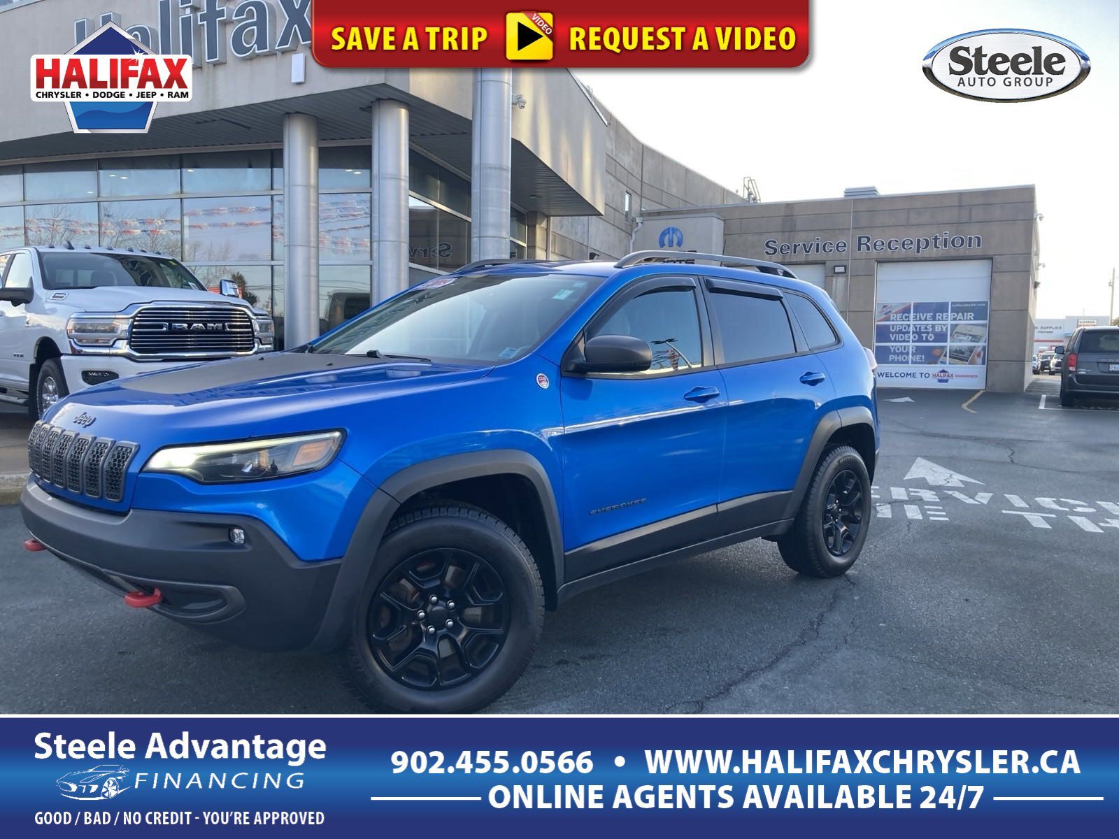 2019 Jeep Cherokee Trailhawk - HEATED LEATHER SEATS AND WHEEL, NAV, P