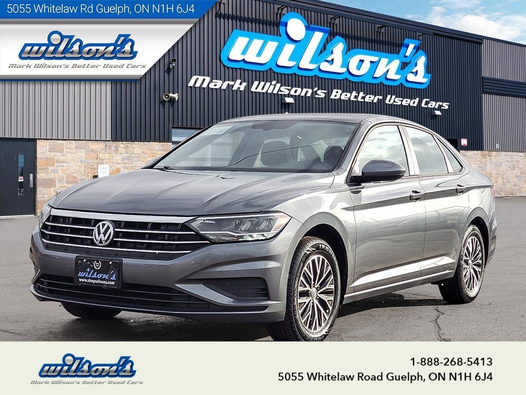 2020 Volkswagen Jetta Highline, Leatherette, Pano Roof, Heated Seats, Bl
