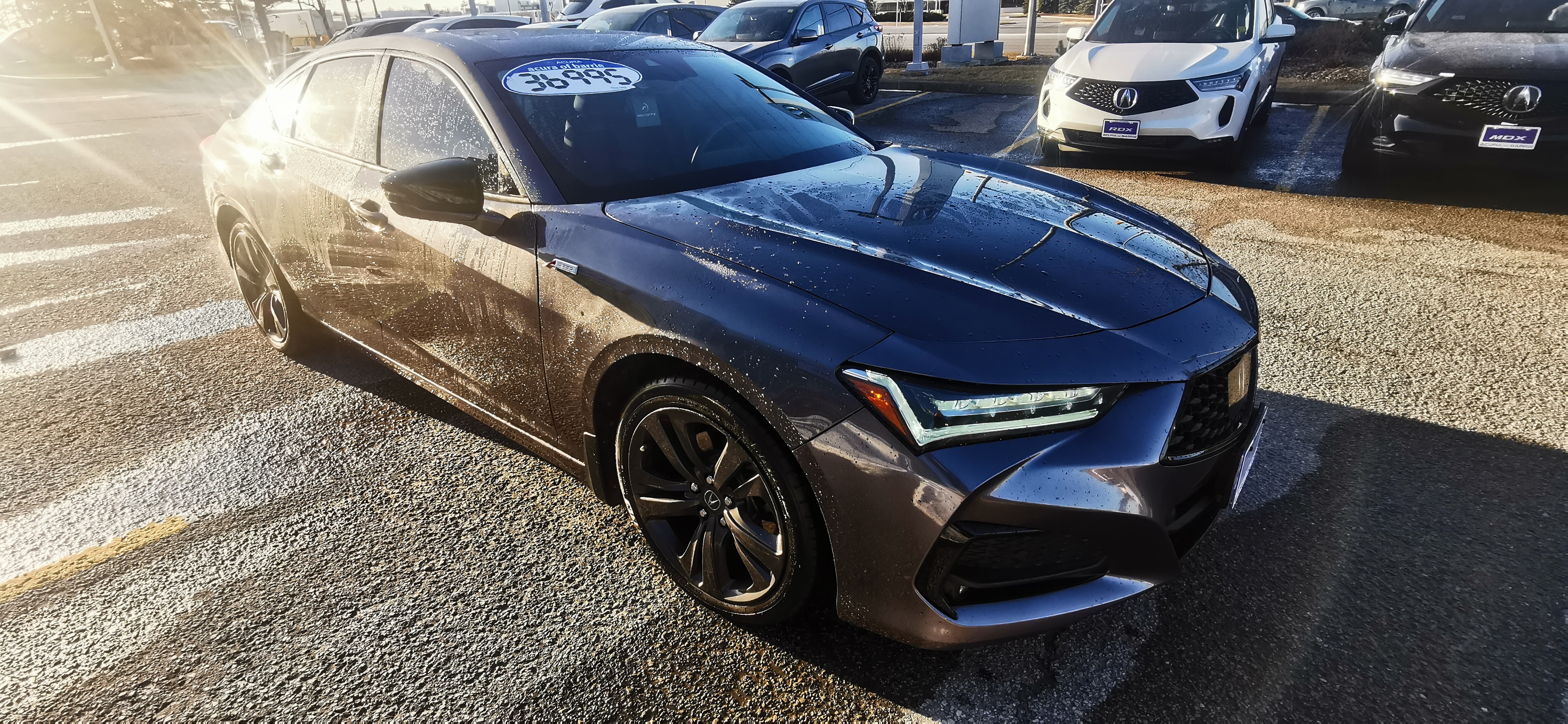 2021 Acura TLX A-Spec SH-AWD Sport Styling, black accented!
