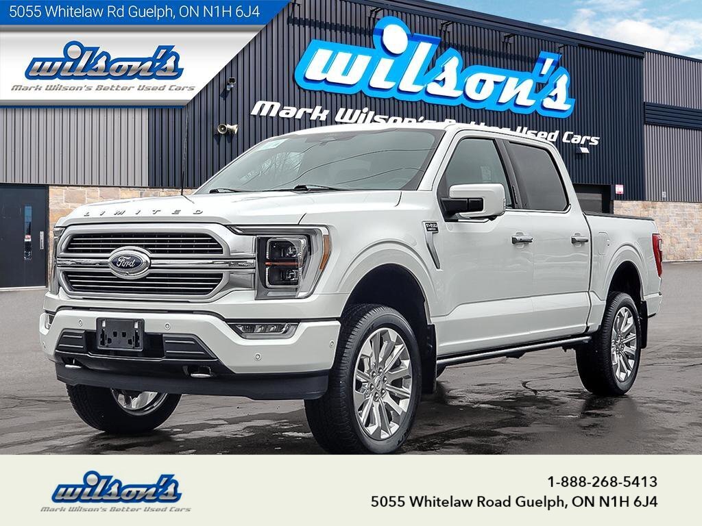 2022 Ford F-150 Limited Crew- Leather, Sunroof, Navigation, Heated