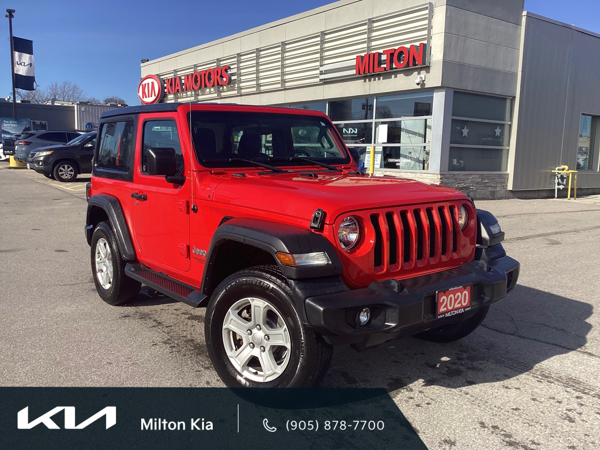 2020 Jeep Wrangler SPORT|AUTO|UCONNECT|HARD TOP|ALLOY WHEELS|4X4