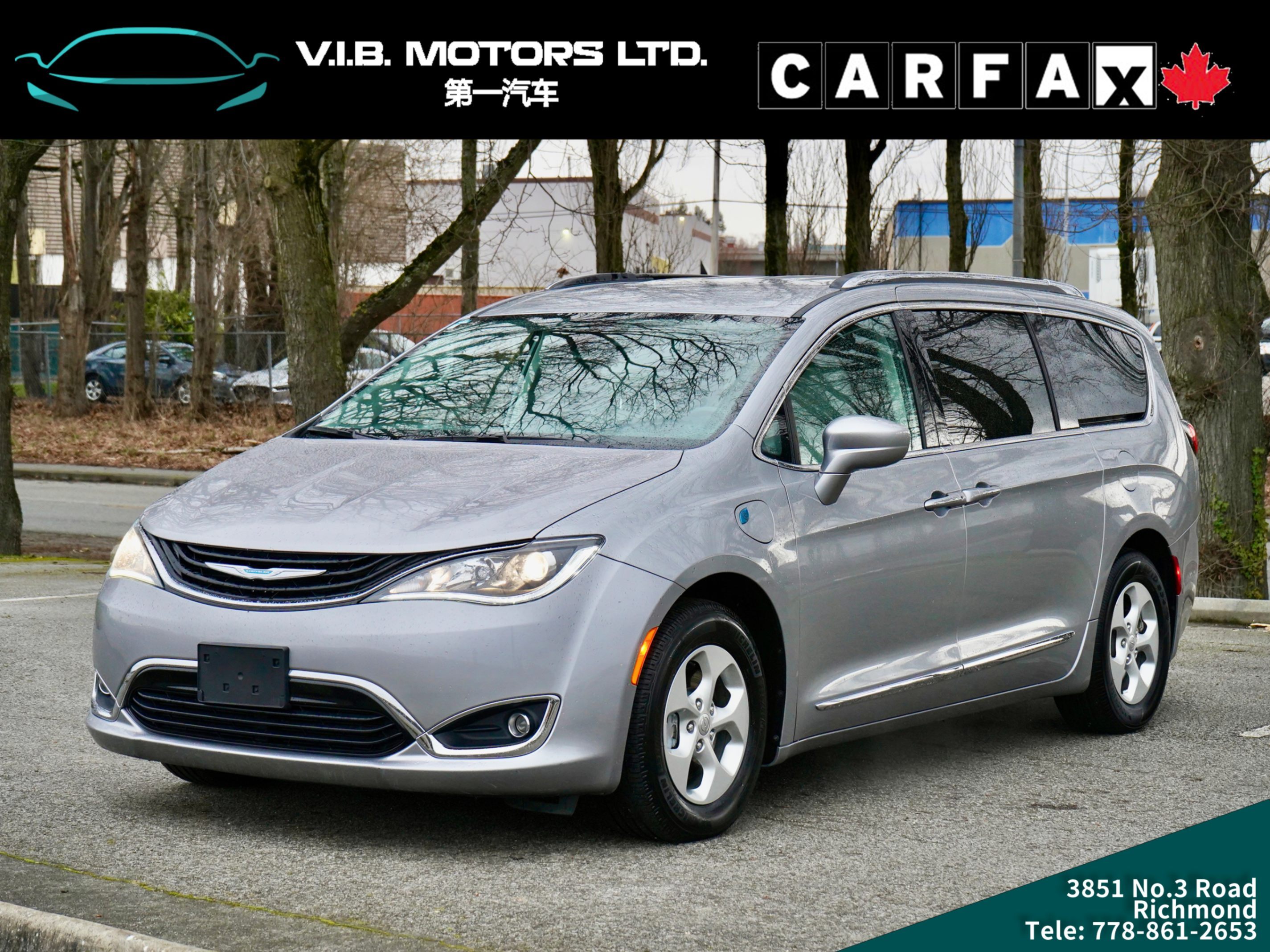 2018 Chrysler Pacifica Hybrid Touring-L /BC/ 1 Owner/ 5% Tax Only/