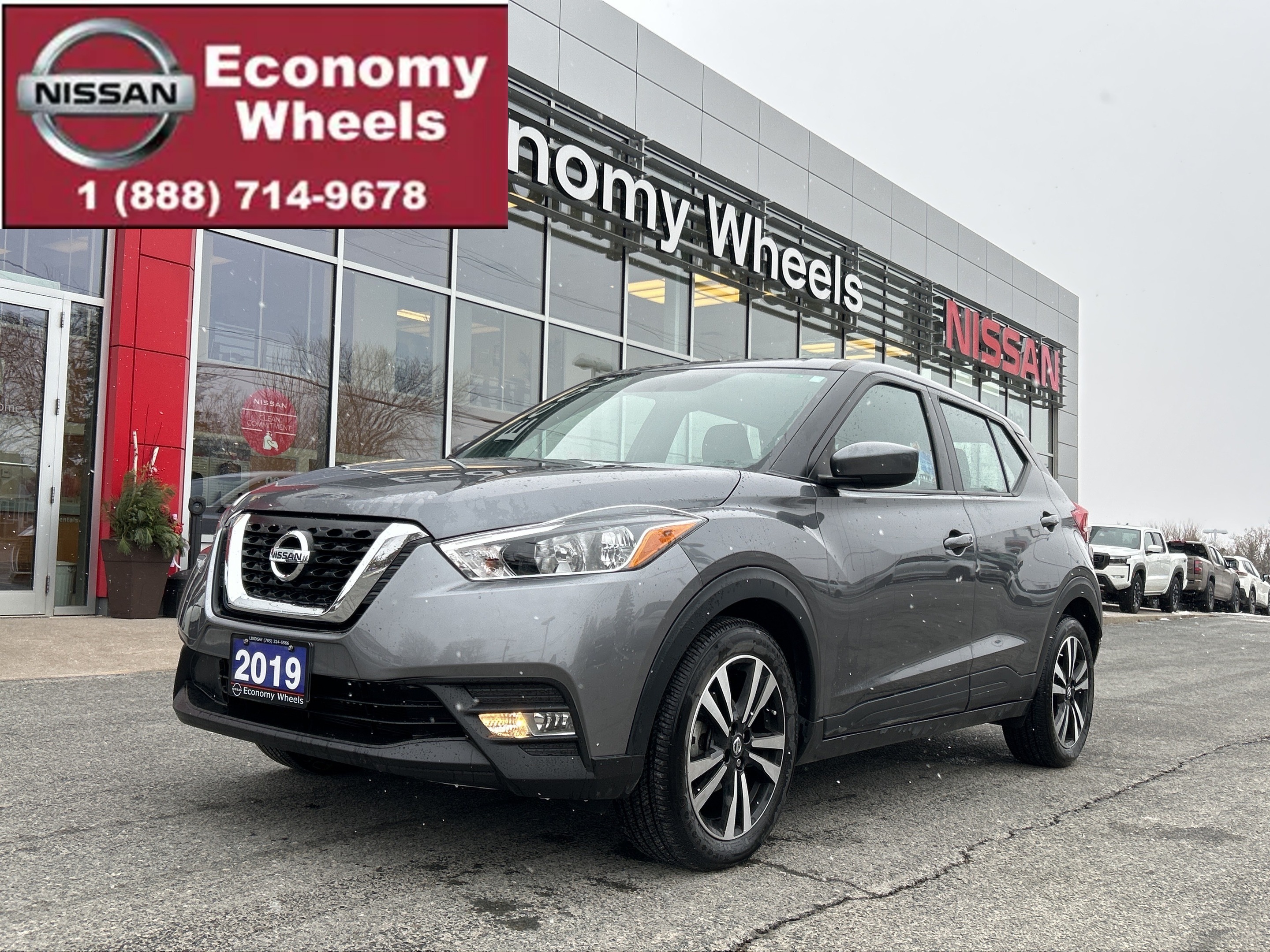 2019 Nissan Kicks SV w/HtdSeats/Alloys/CarPlay/BackupCam/AutoClimate