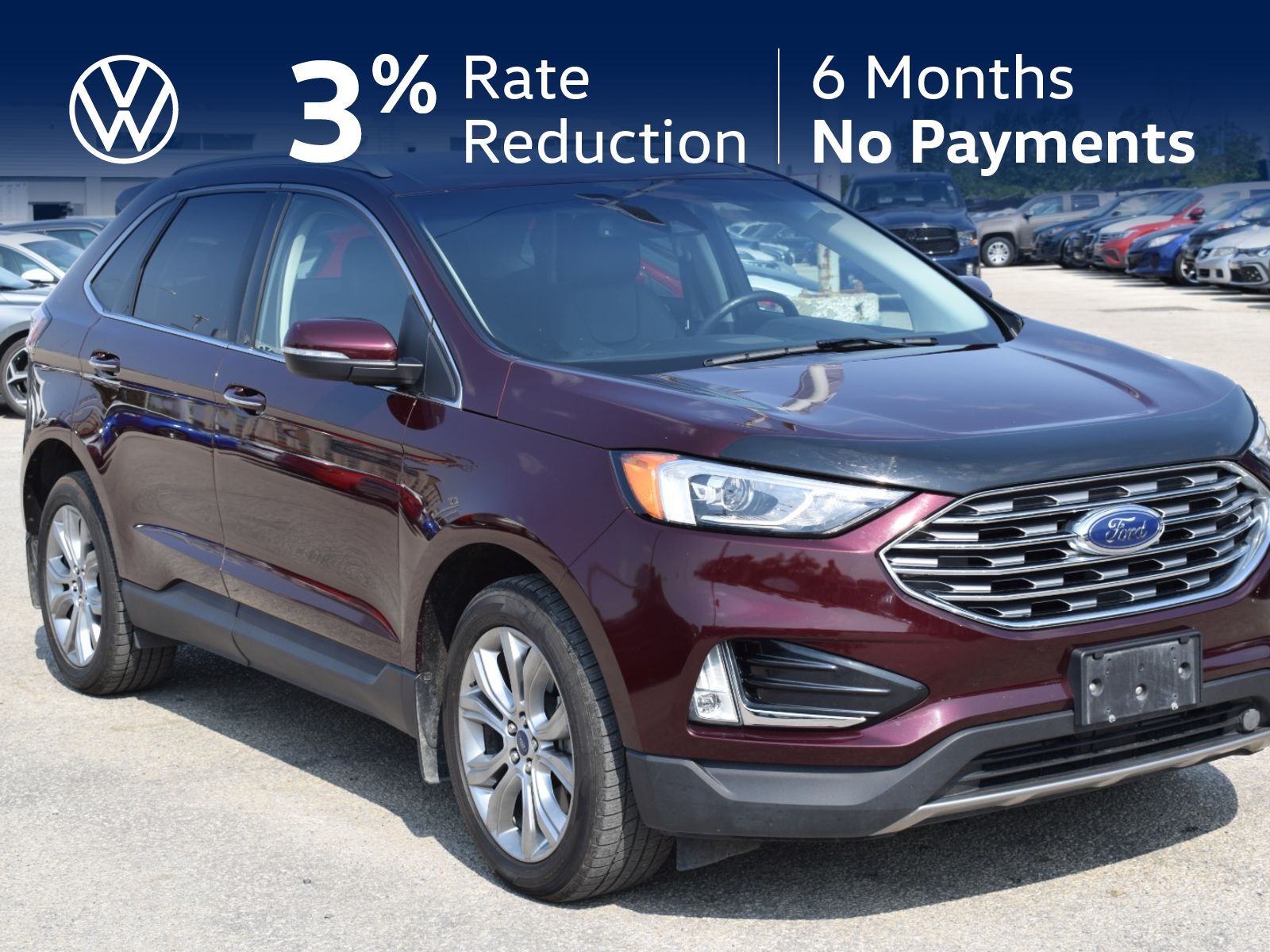 2019 Ford Edge Titanium | Clean Carfax | Cold Weather Package | P