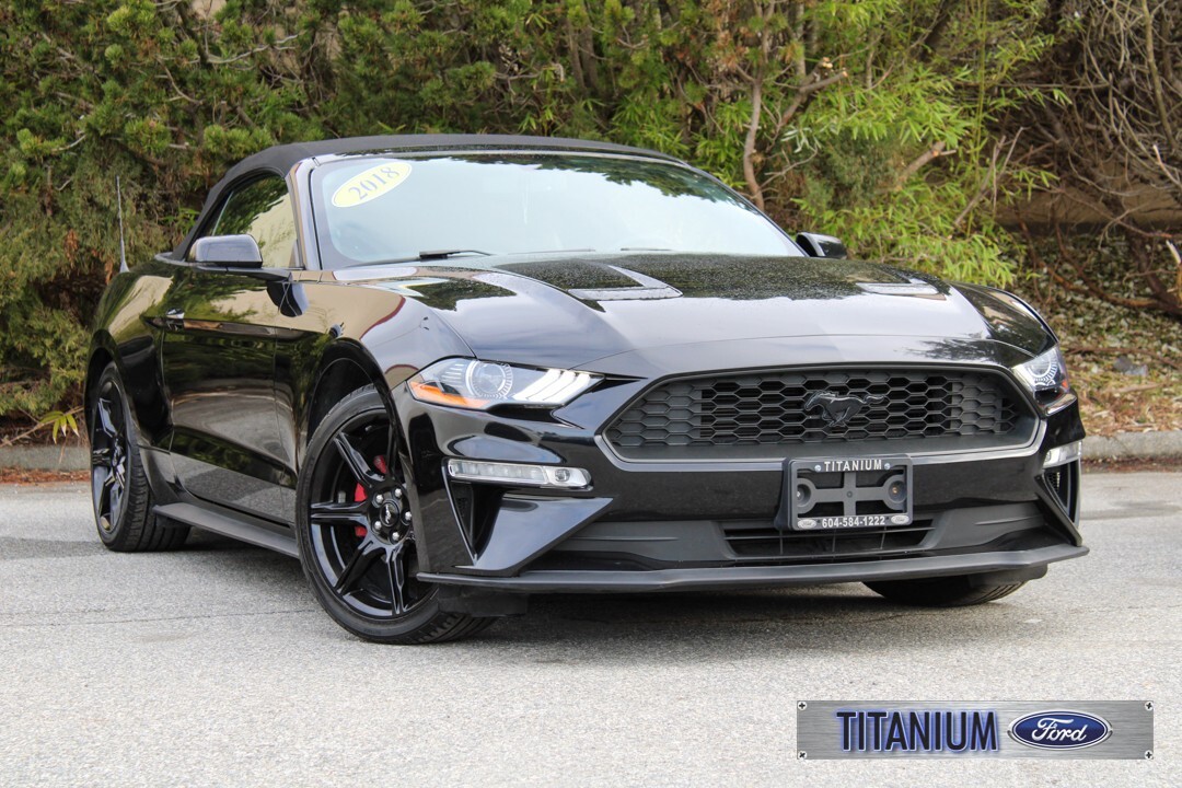 2018 Ford Mustang EcoBoost Premium | Black Appearance Package | 10-S