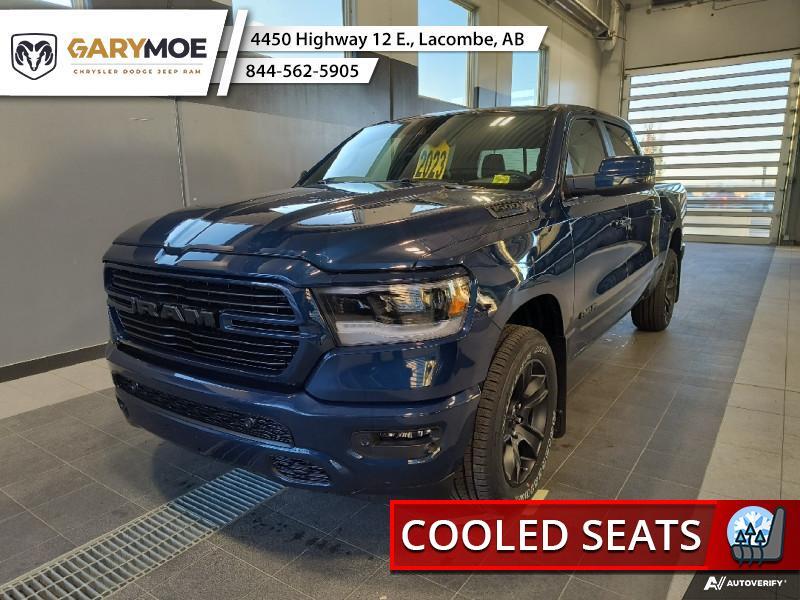 2023 Ram 1500 Sport, Heated and Vented Leather Seats 