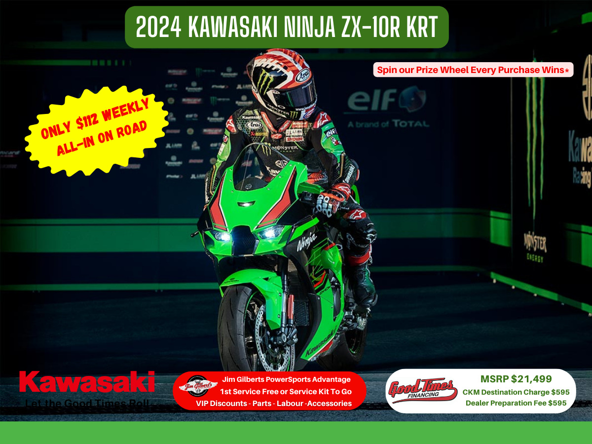 2024 Kawasaki Ninja ZX-10R KRT - Only $112 Weekly