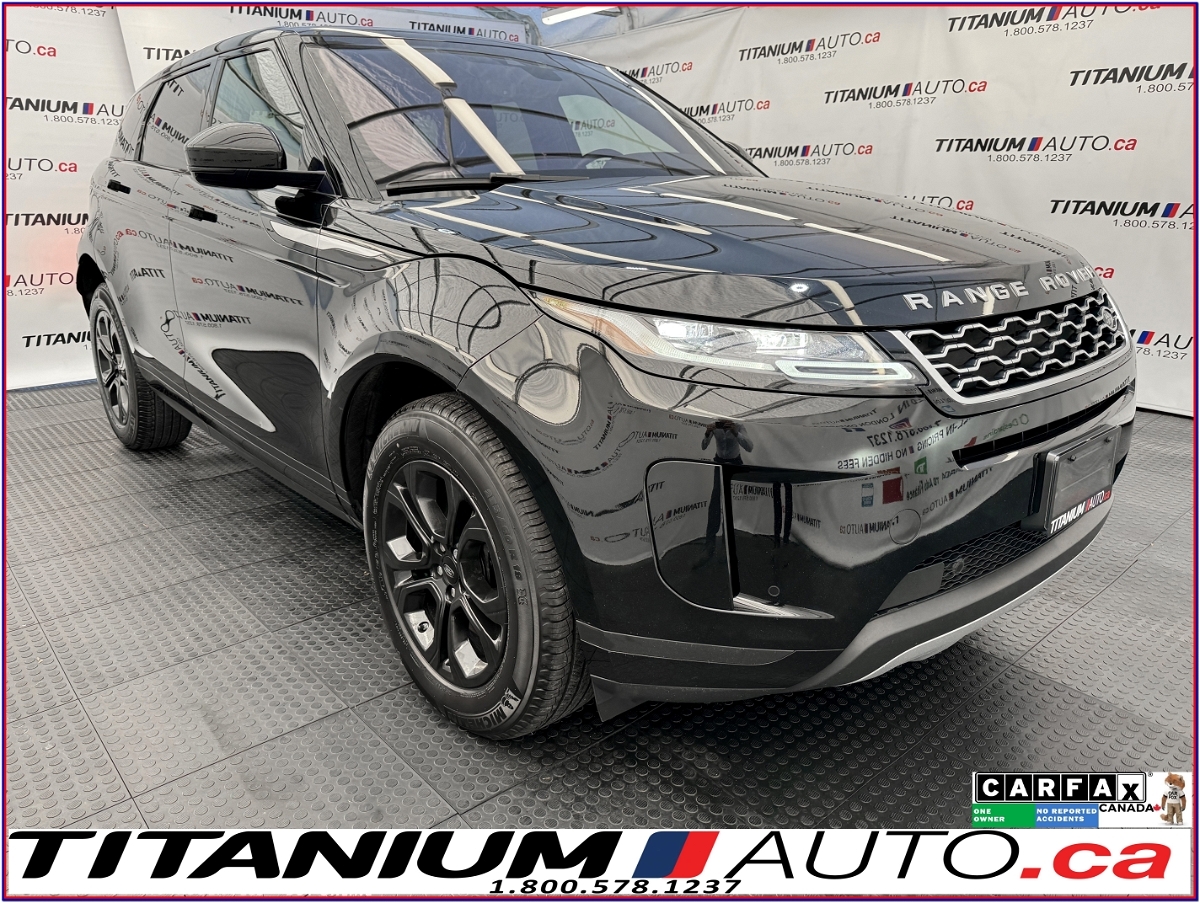 2020 Land Rover Range Rover Evoque Pano Roof-Adaptive Cruise-Power Gate-XM-Blind Spot