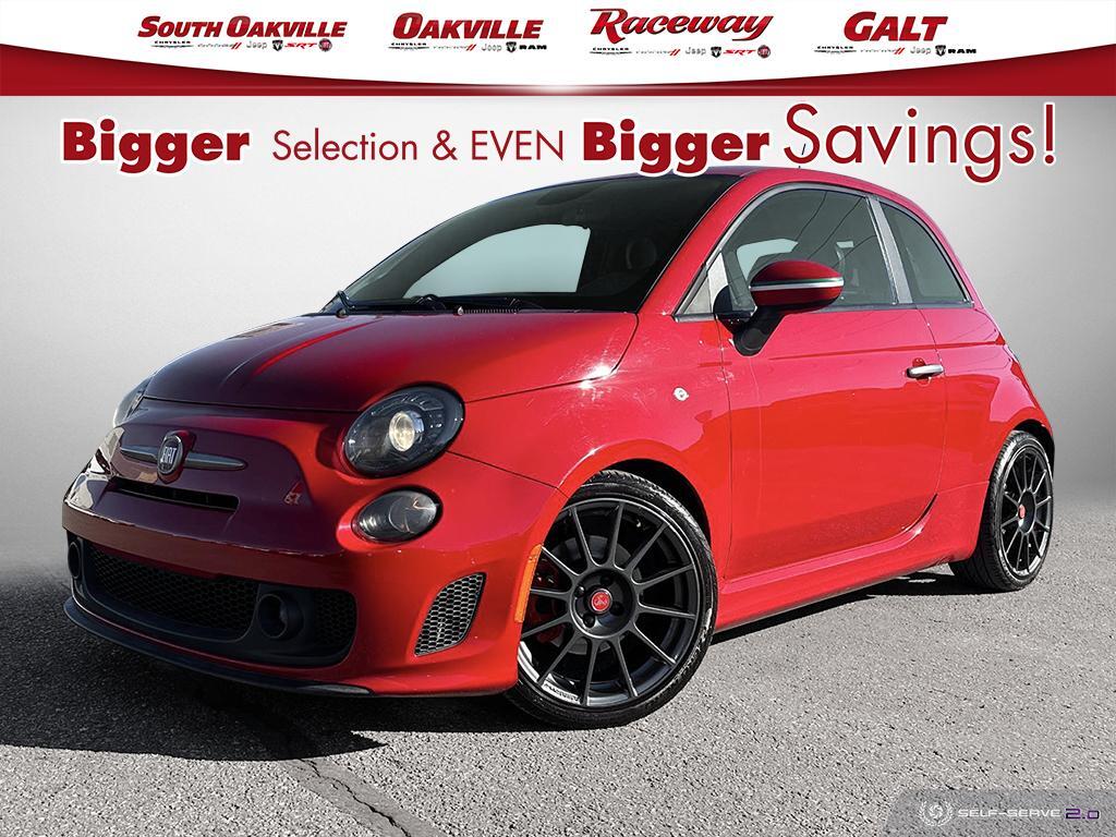 2015 Fiat 500 Turbo | HEATED LEATHER | LOW KMS | FRESH TRADE 