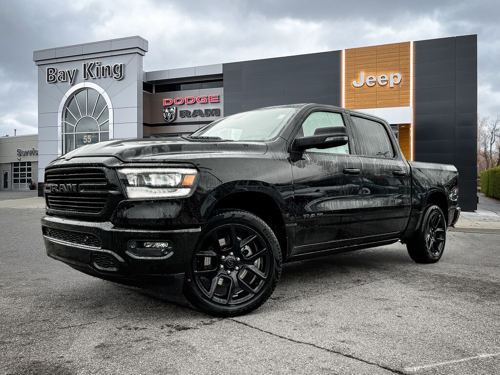 2024 Ram 1500 Sport | CREW | G/T PKG | PANO ROOF | PWR BOARDS |