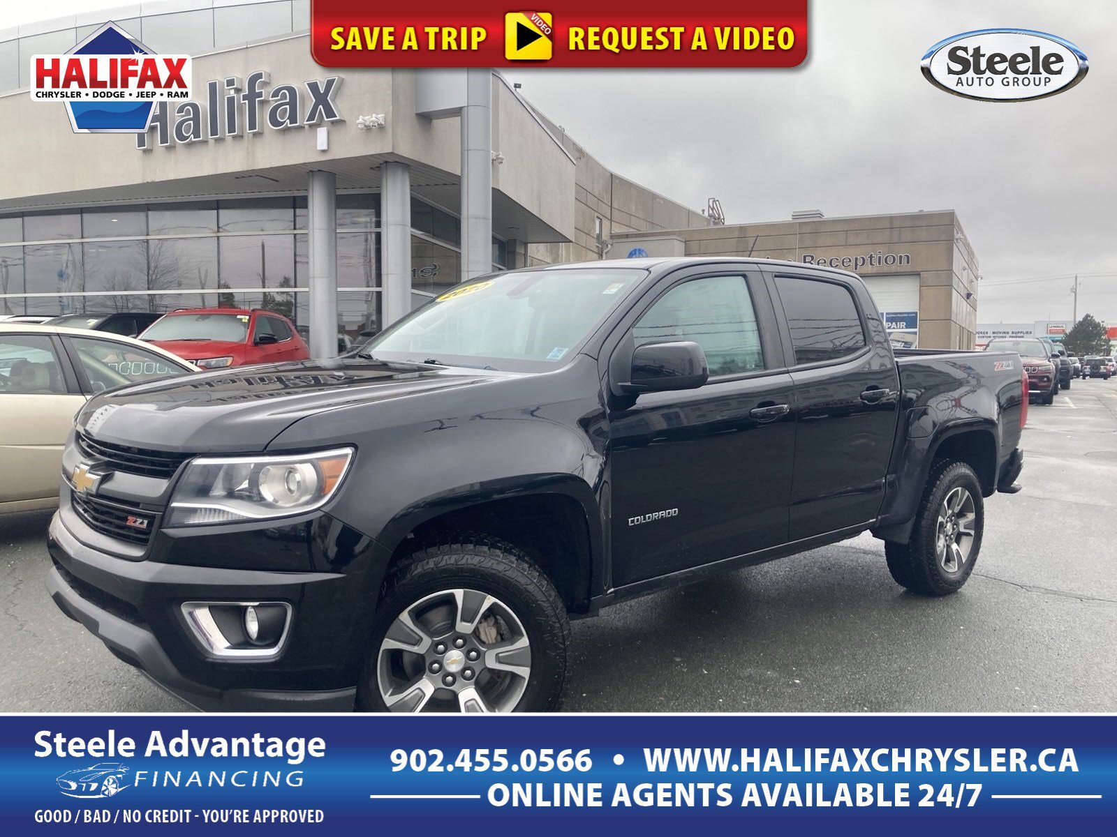 2020 Chevrolet Colorado 4WD Z71 - LOW KM, V6, HEATED LEATHER TRIMMED SEATS