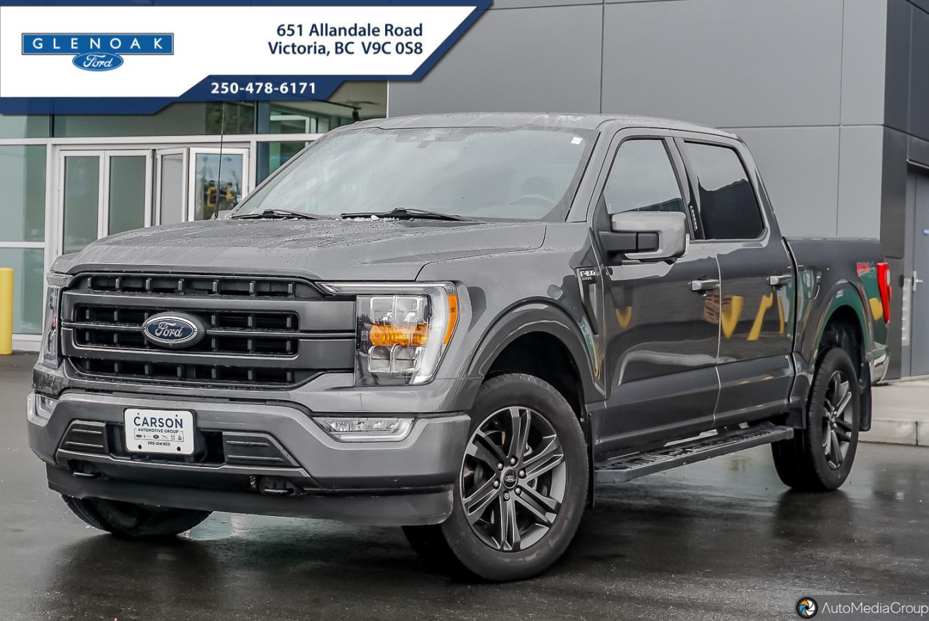 2021 Ford F-150 LARIAT | FX4 | CREW CAB | LEATHER | HTD SEAT | ROO