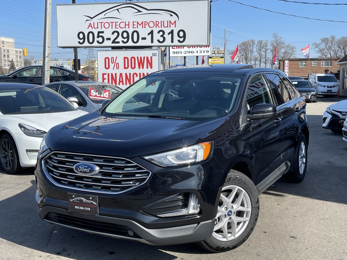 2021 Ford Edge SEL AWD / Push Start / Dual Climate / Touchscreen 