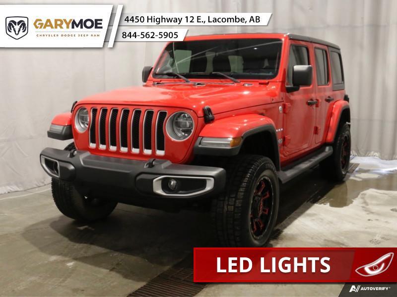 2018 Jeep WRANGLER UNLIMITED Sahara, Safety Tec Group    Leather Seats, Cold We