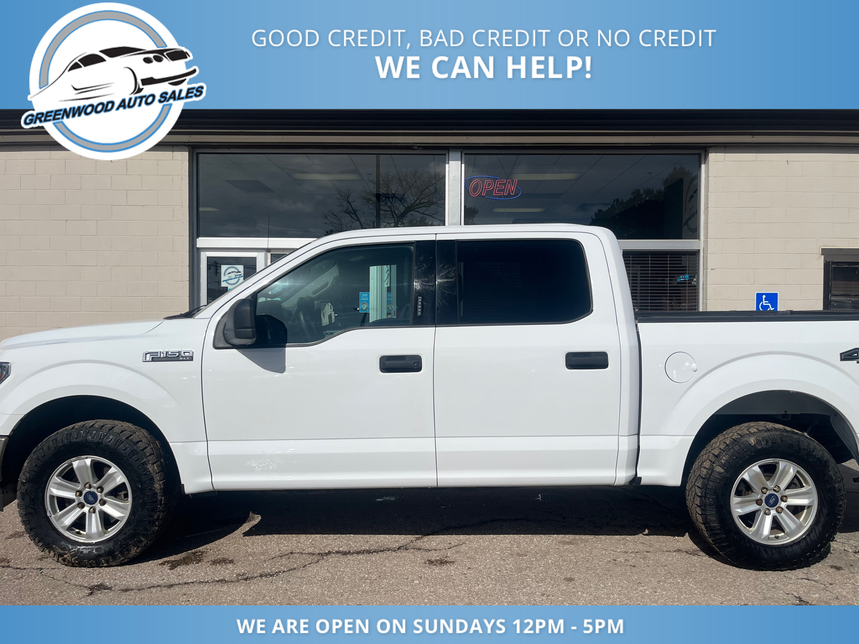 2018 Ford F-150 XLT 4x4! CLEAN TRUCK, BENCH SEATS! CALL NOW!  CARF