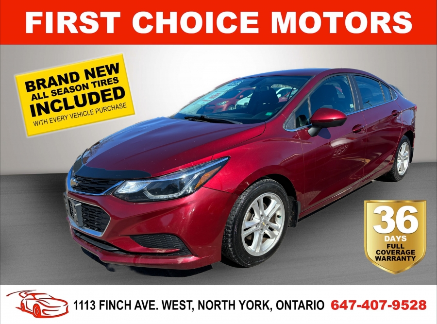 2016 Chevrolet Cruze LT ~AUTOMATIC, FULLY CERTIFIED WITH WARRANTY!!!~