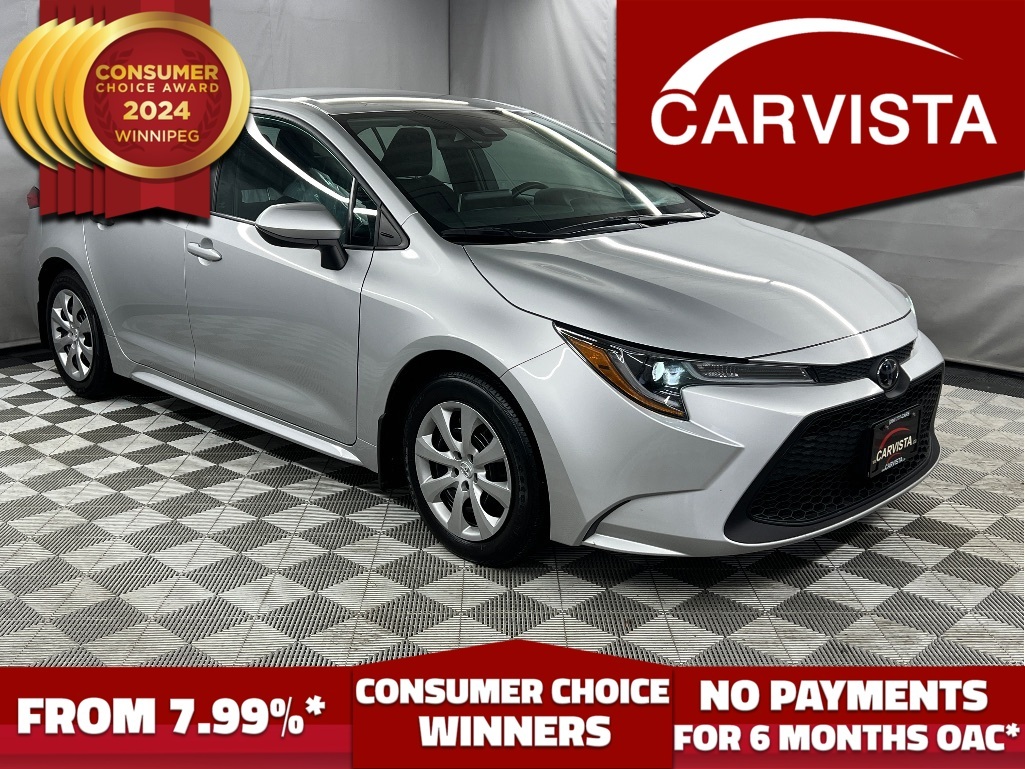 2020 Toyota Corolla LE CVT - FACTORY WARRANTY/1 OWNER/SAFETY FEATURES