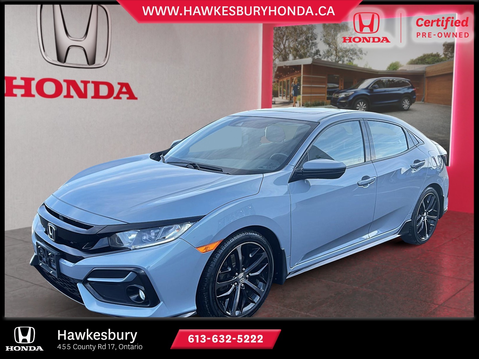 2020 Honda Civic Sport Manual Hatchback/1 OWNER/HONDA PLUS