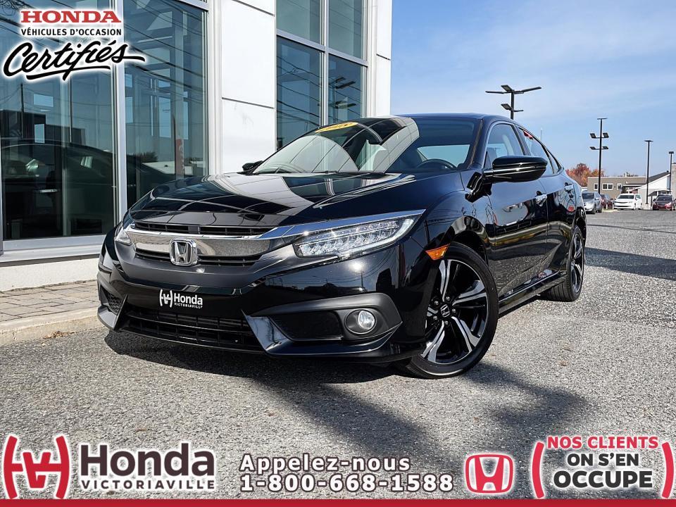 2018 Honda Civic Touring CVT * Cuir + GPS *
