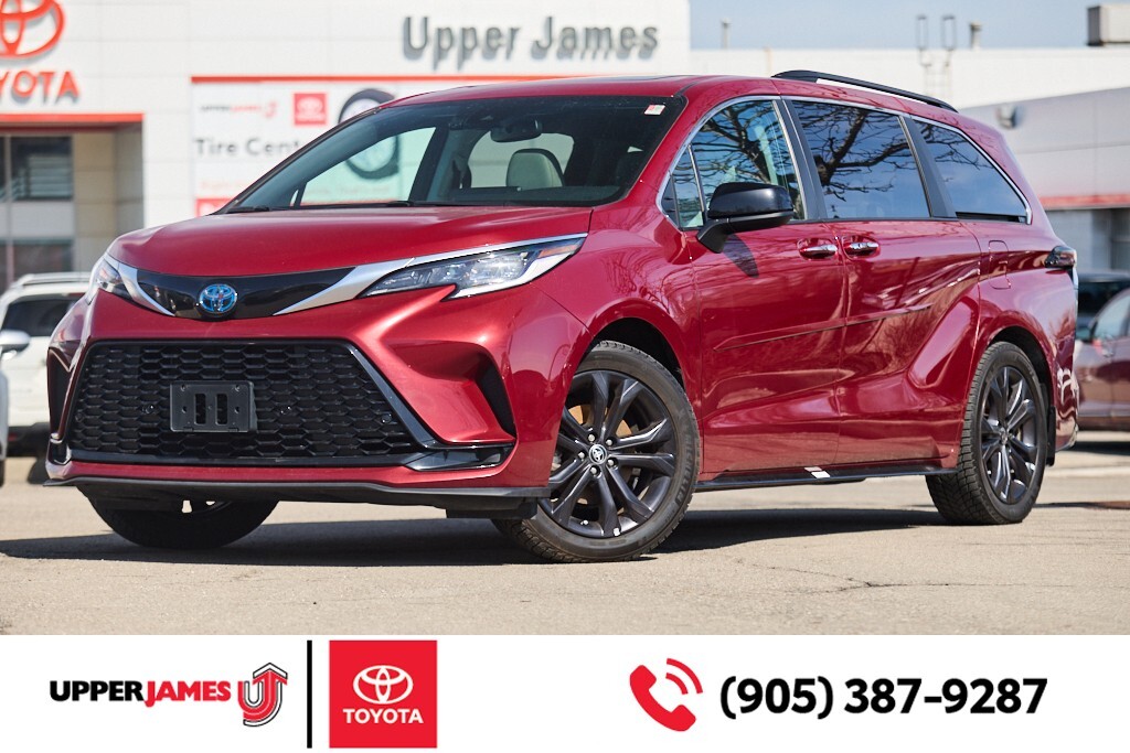 2022 Toyota Sienna XSE, Leather, Sporty, ONLY 38711 Kms, Leather, Bla