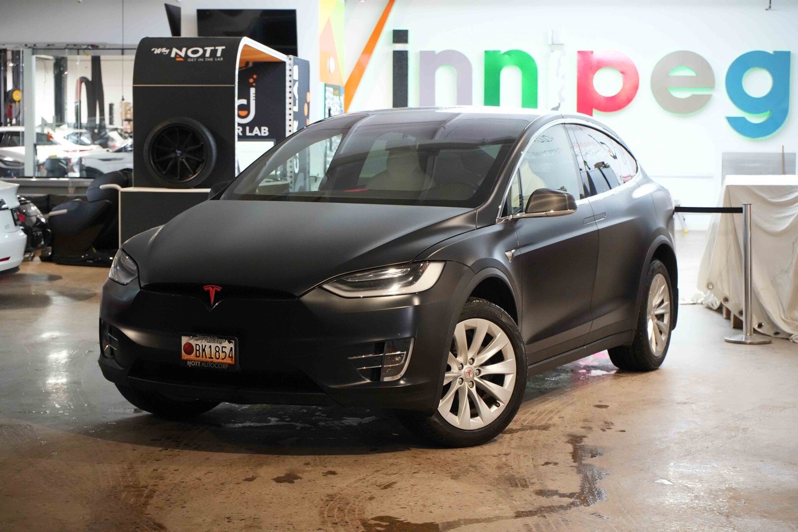 2018 Tesla Model X 75D  | White Interior | Full Self Drive | Matte Bl