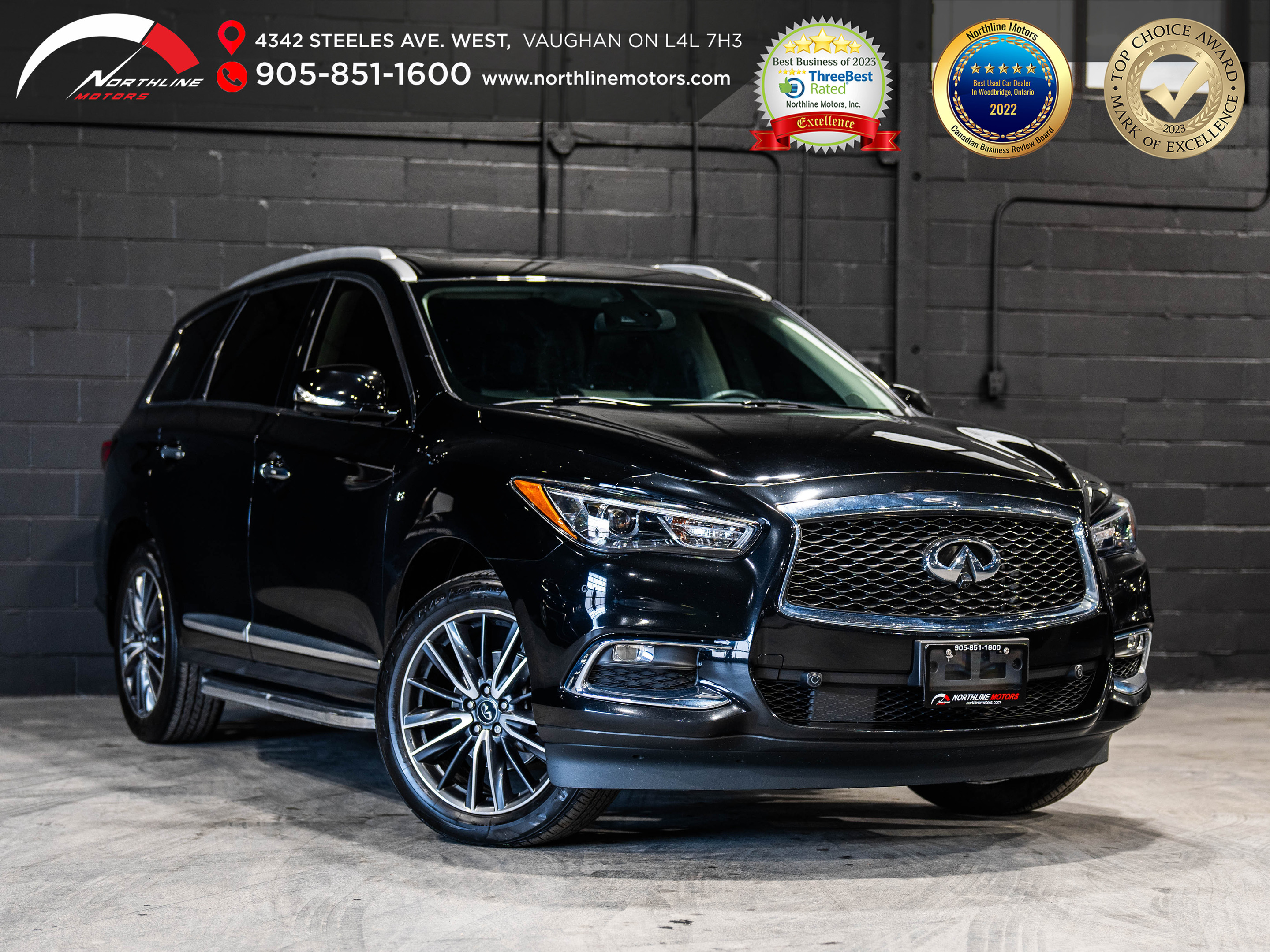 2020 Infiniti QX60 PURE/360 CAM/NAV/ROOF/BOSE/ NO ACCIDENTS/1 OWNER