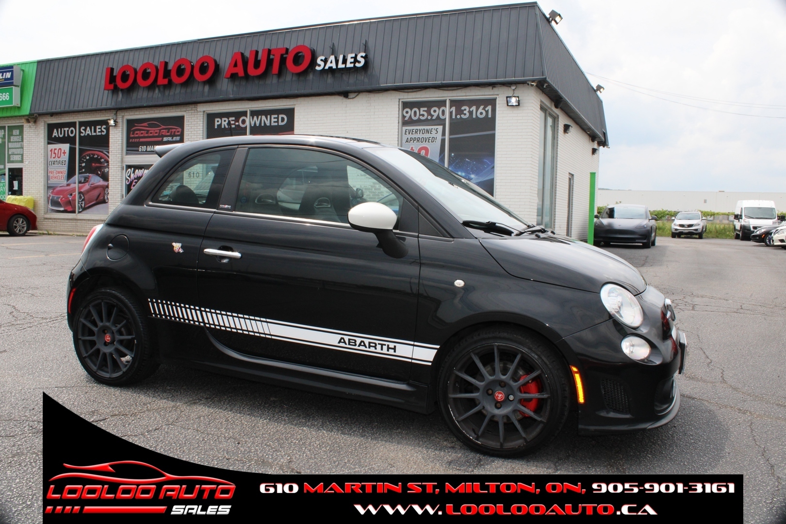 2012 Fiat 500 Abarth Leather 5 Speed Manual Certified