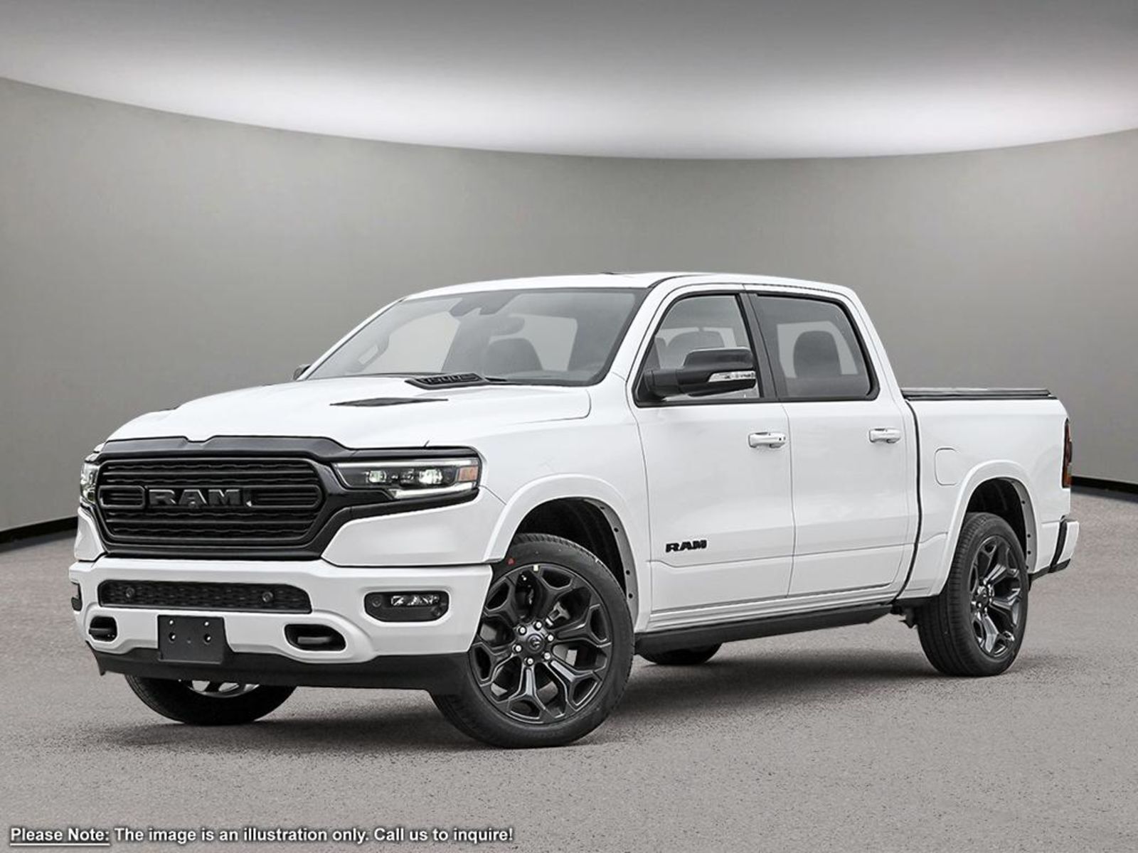 2024 Ram 1500 LIMITED IN BRIGHT WHITE EQUIPPED WITH A 5.7L HEMI 