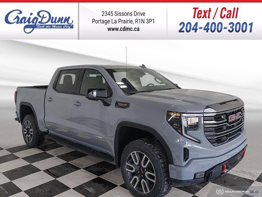 2024 GMC Sierra 1500 * Crew Cab AT4 4x4 * HEAD UP DISPLAY * BED VIEW CA