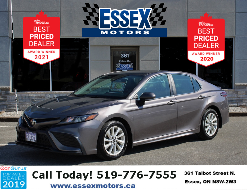 2021 Toyota Camry SE*Heated Leather*Bluetooth*Rear Cam*2.5L-4cyl