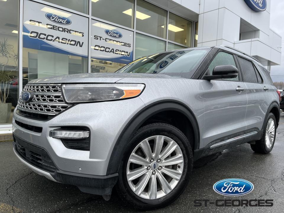 2022 Ford Explorer LIMITED HYBRID AWD FULL EQUIPÉCUIR GPS MAGS 20