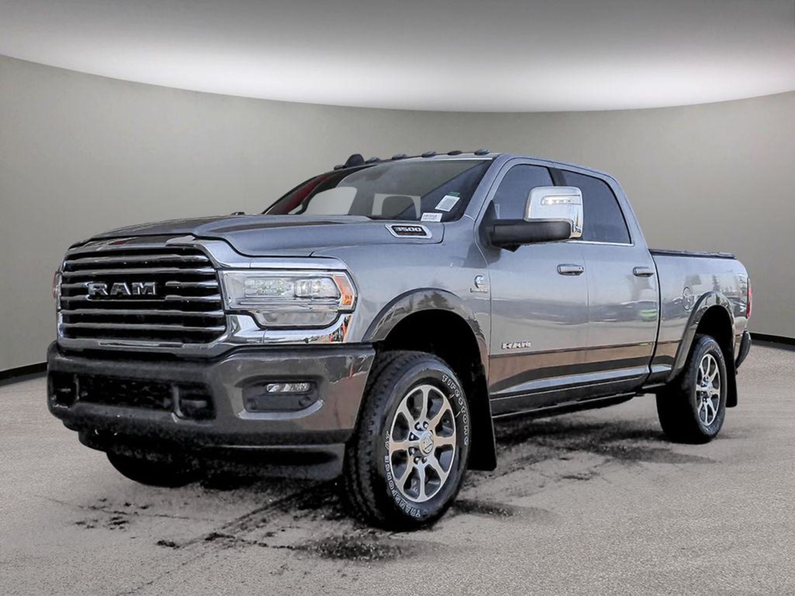2024 Ram 3500 LONGHORN IN BILLET SILVER METALLIC EQUIPPED WITH A