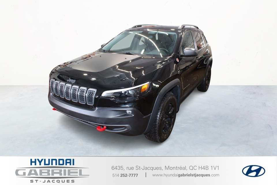 2021 Jeep Cherokee Trailhawk 4WD **SEULEMENT 25 571KM** CUIR+TOIT PAN
