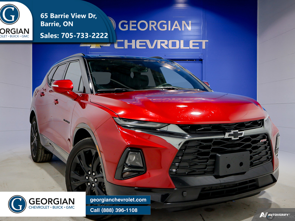 2022 Chevrolet Blazer RS | PANO ROOF | REMOTE START | REAR VIEW CAMERA 