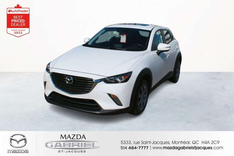 2016 Mazda CX-3 GS AWD+JAMAIS ACCIDENTE+1 PROPRIETAIRE